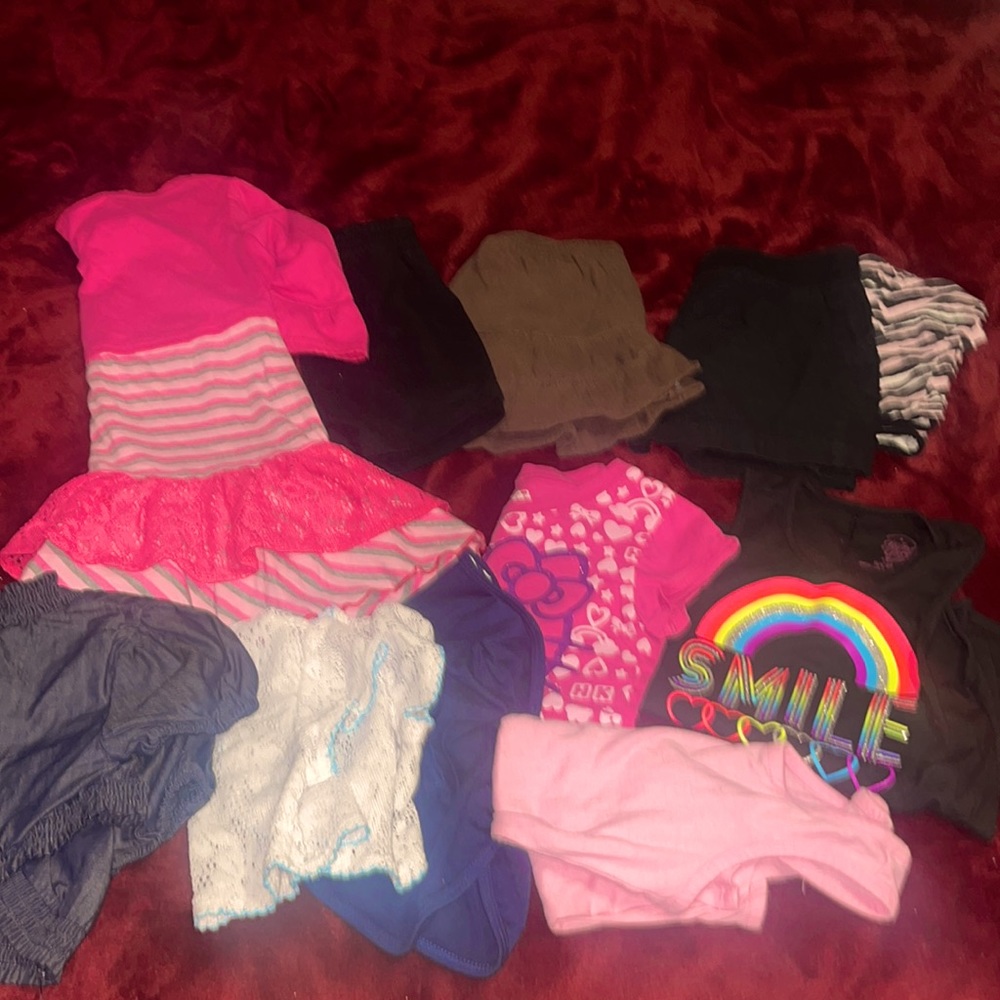 Little girls summer bundle size 6X